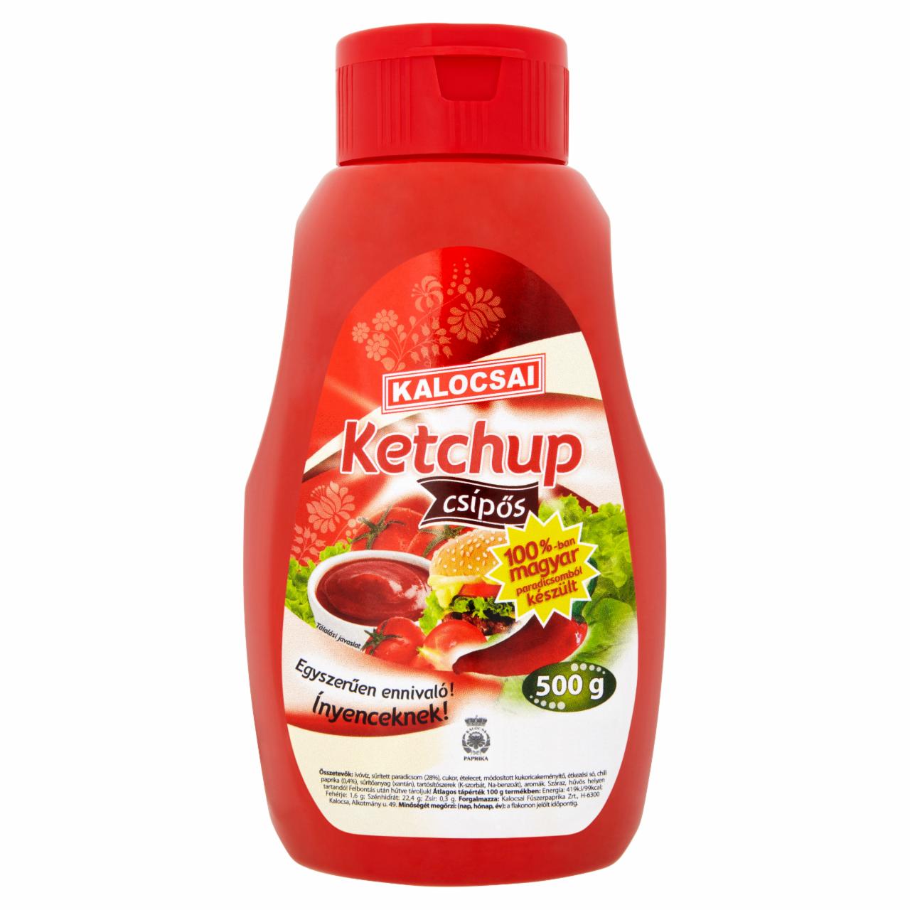 Képek - Kalocsai csípős ketchup 500 g