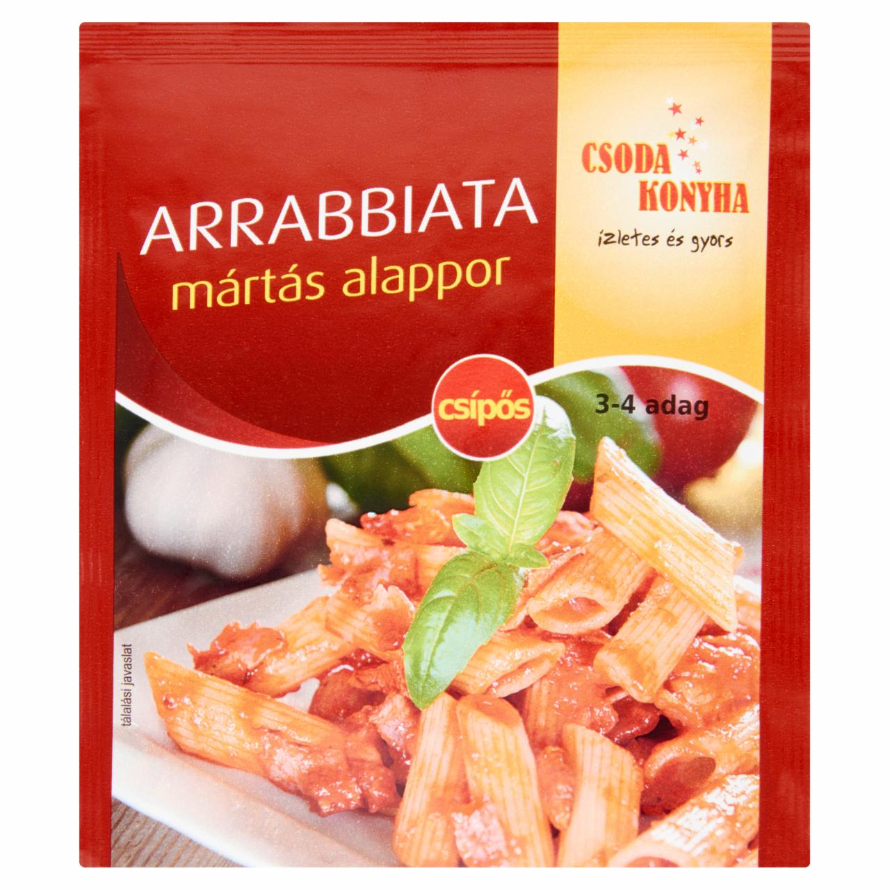 Képek - Csoda Konyha arrabbiata mártás alappor 42 g