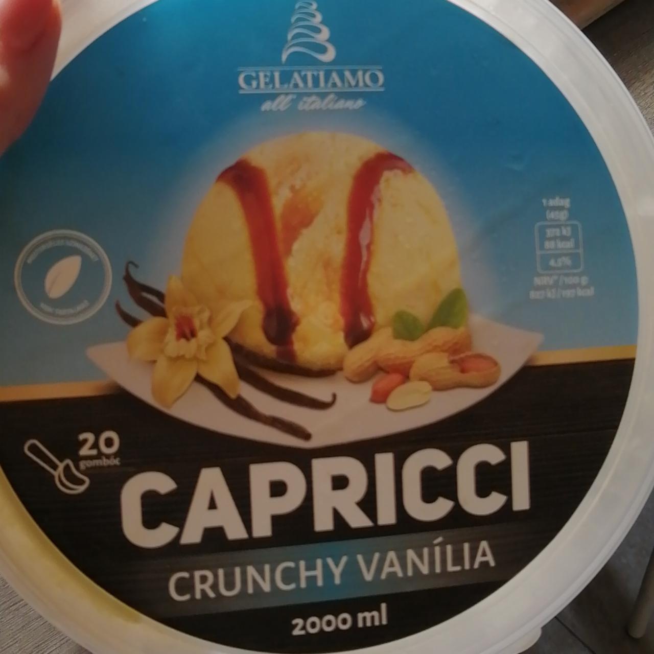 Képek - Capricci Crunchy Vanília jégkrém Gelatiamo