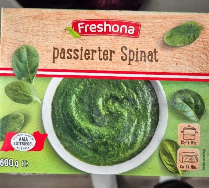 Képek - Passierter spinat Freshona