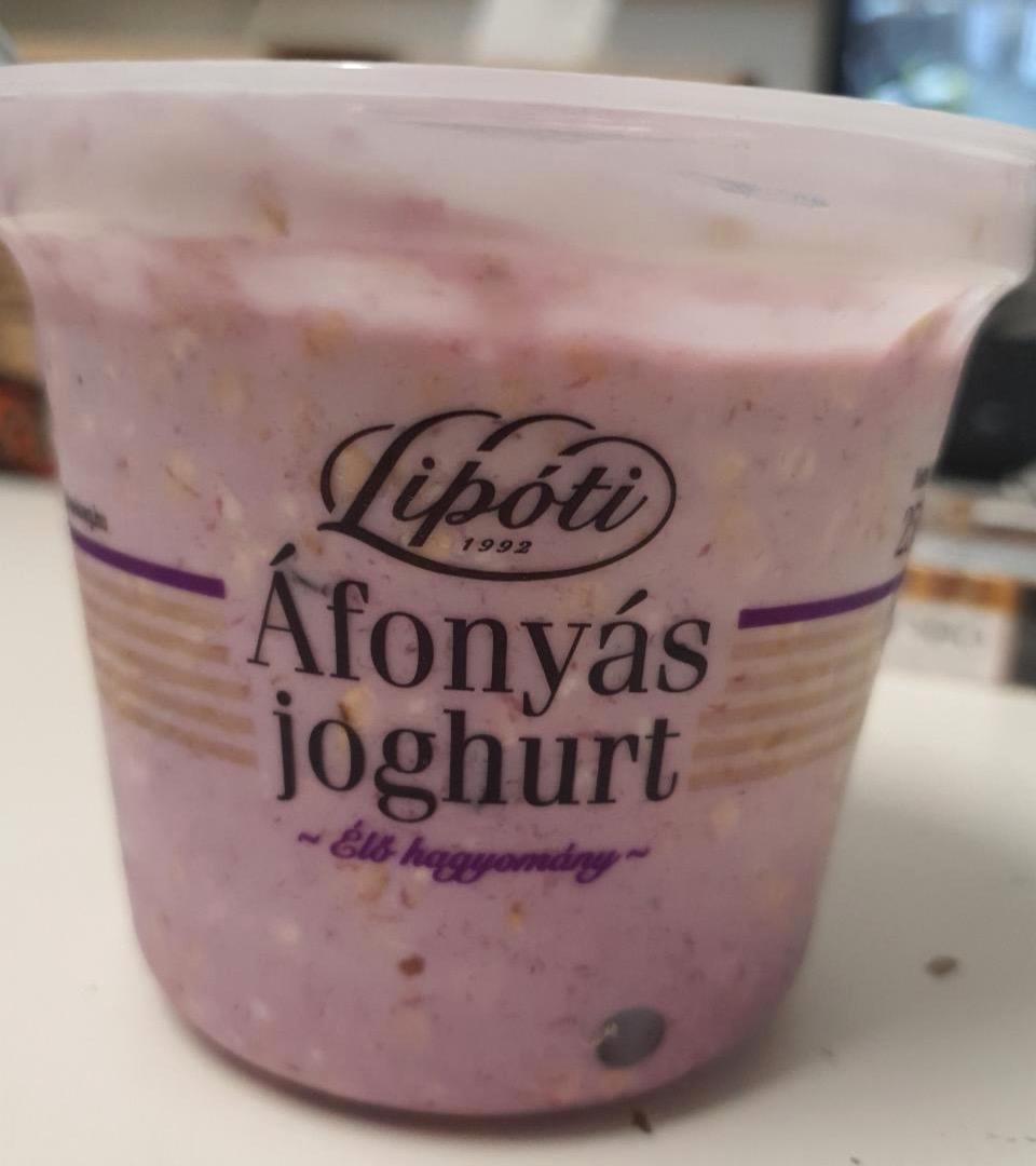 Képek - Áfonyás joghurt Lipóti