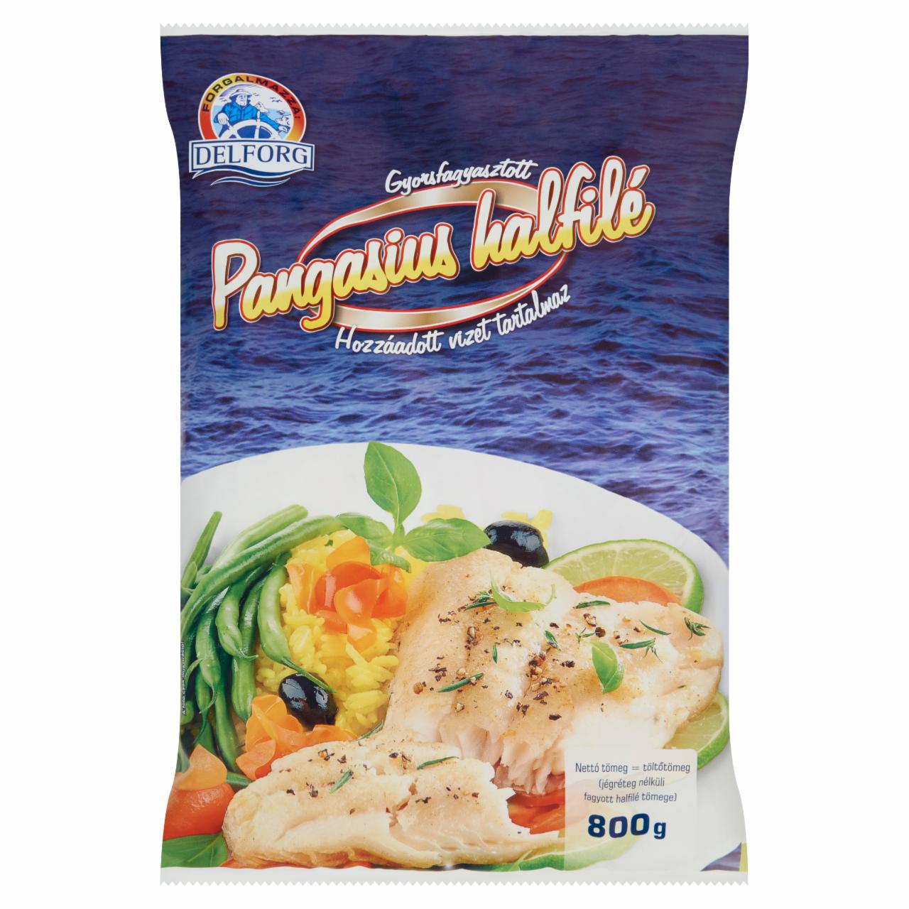 Képek - Delforg gyorsfagyasztott pangasius halfilé 800 g