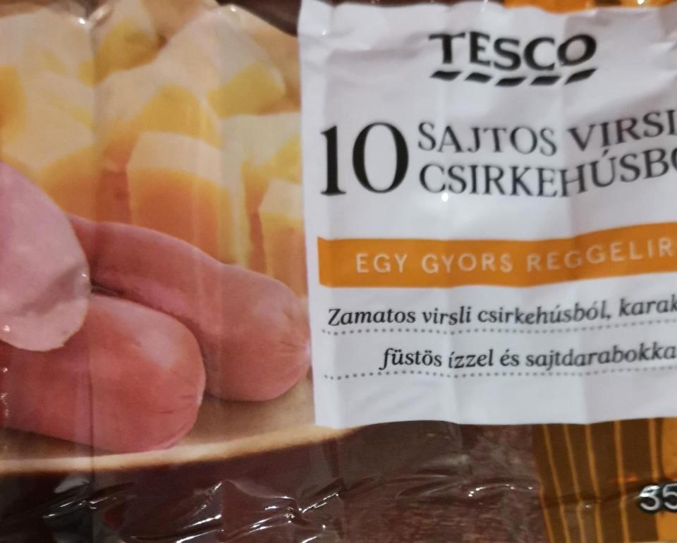 Képek - Sajtos virsli csirkehúsból Tesco