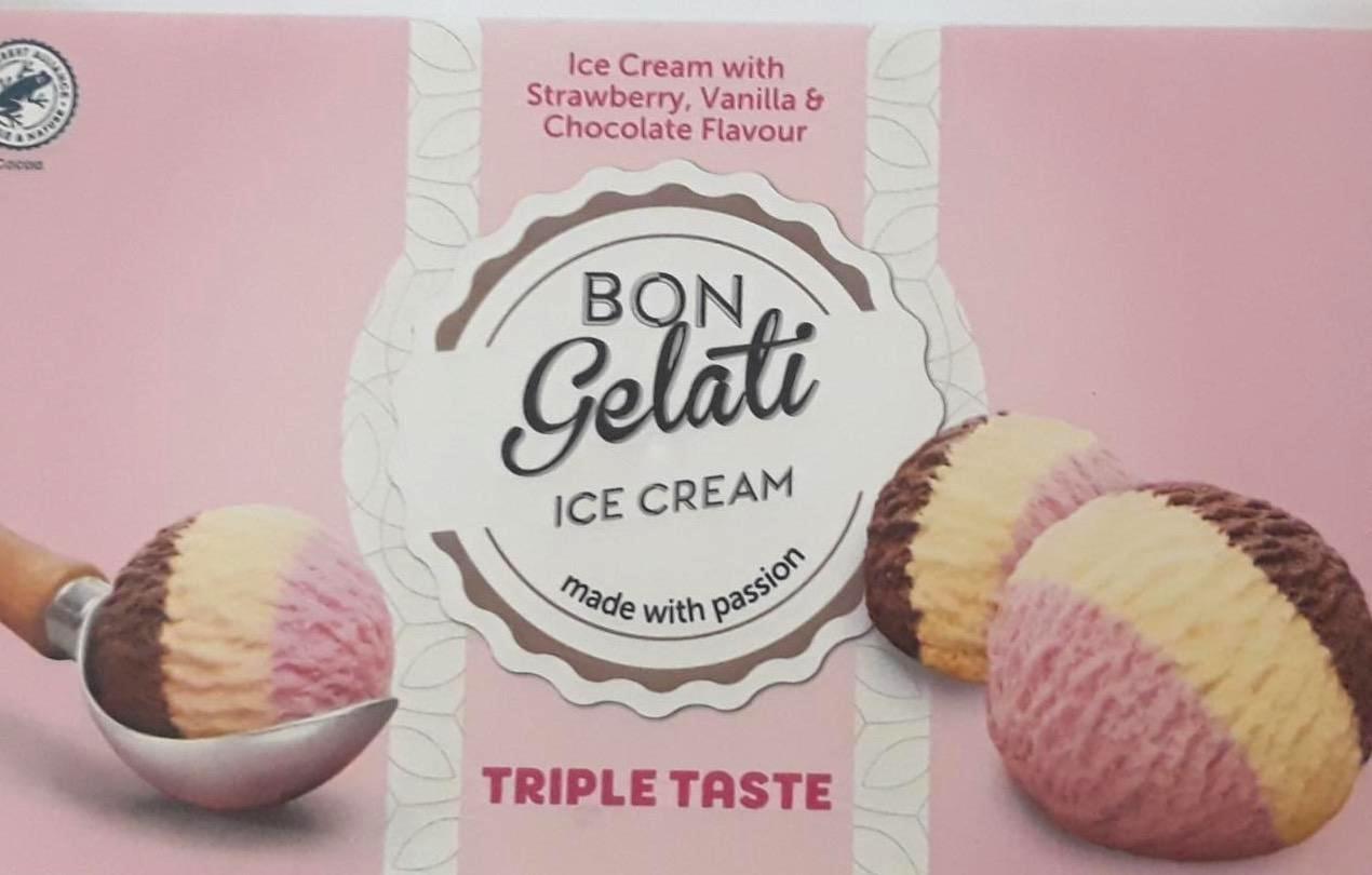 Képek - Triple taste jégkrém Bon Gelati