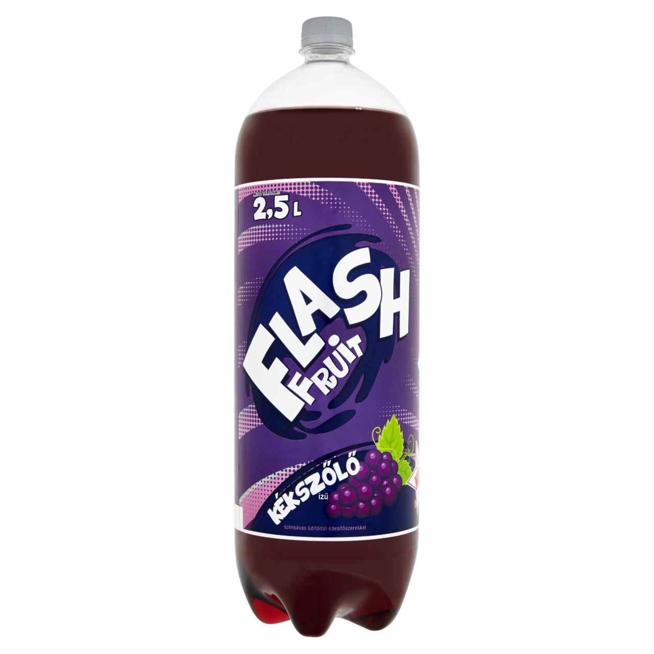 Képek - Flash Fruit kékszőlő ízű üdítőital 2,5 l