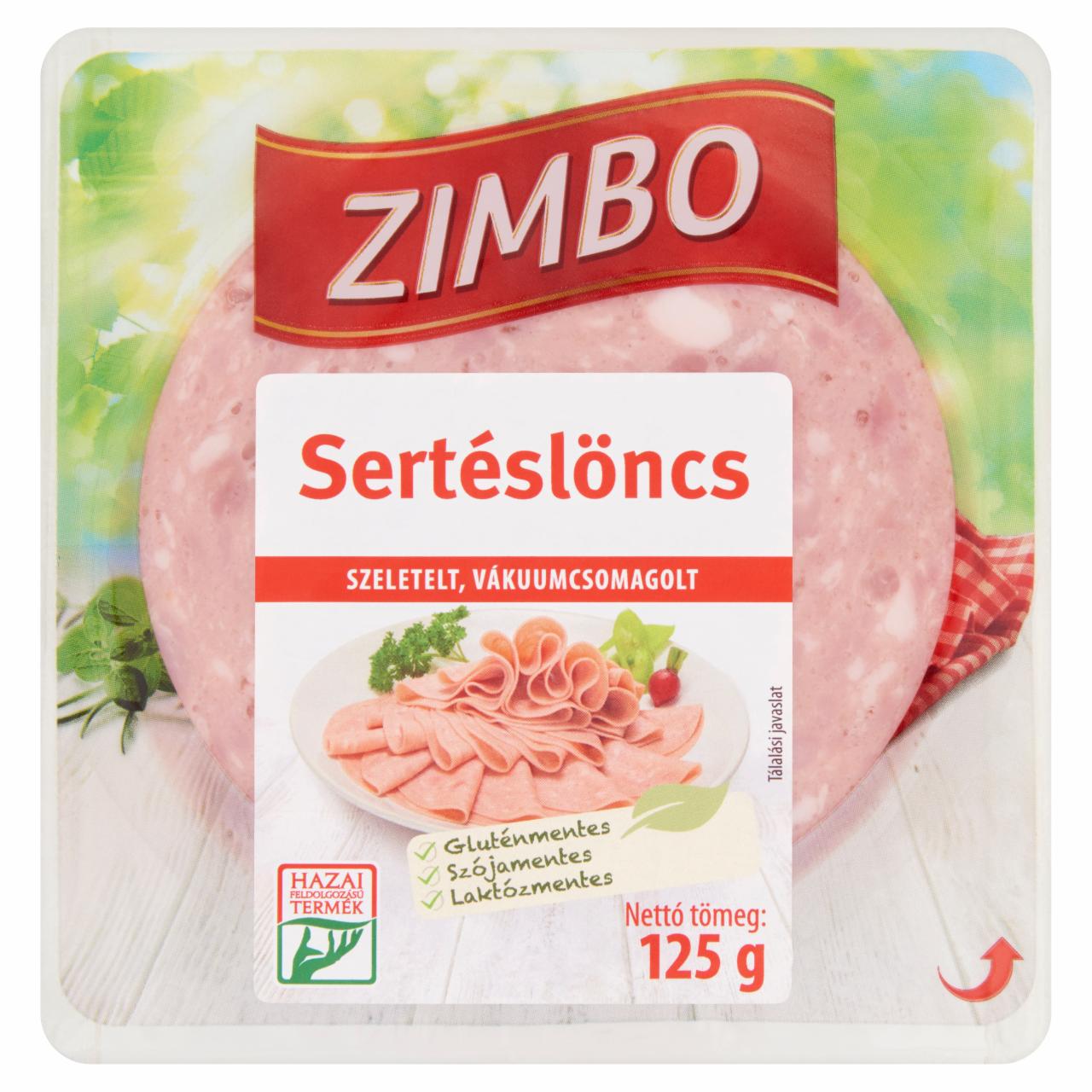 Képek - Zimbo szeletelt sertéslöncs 125 g