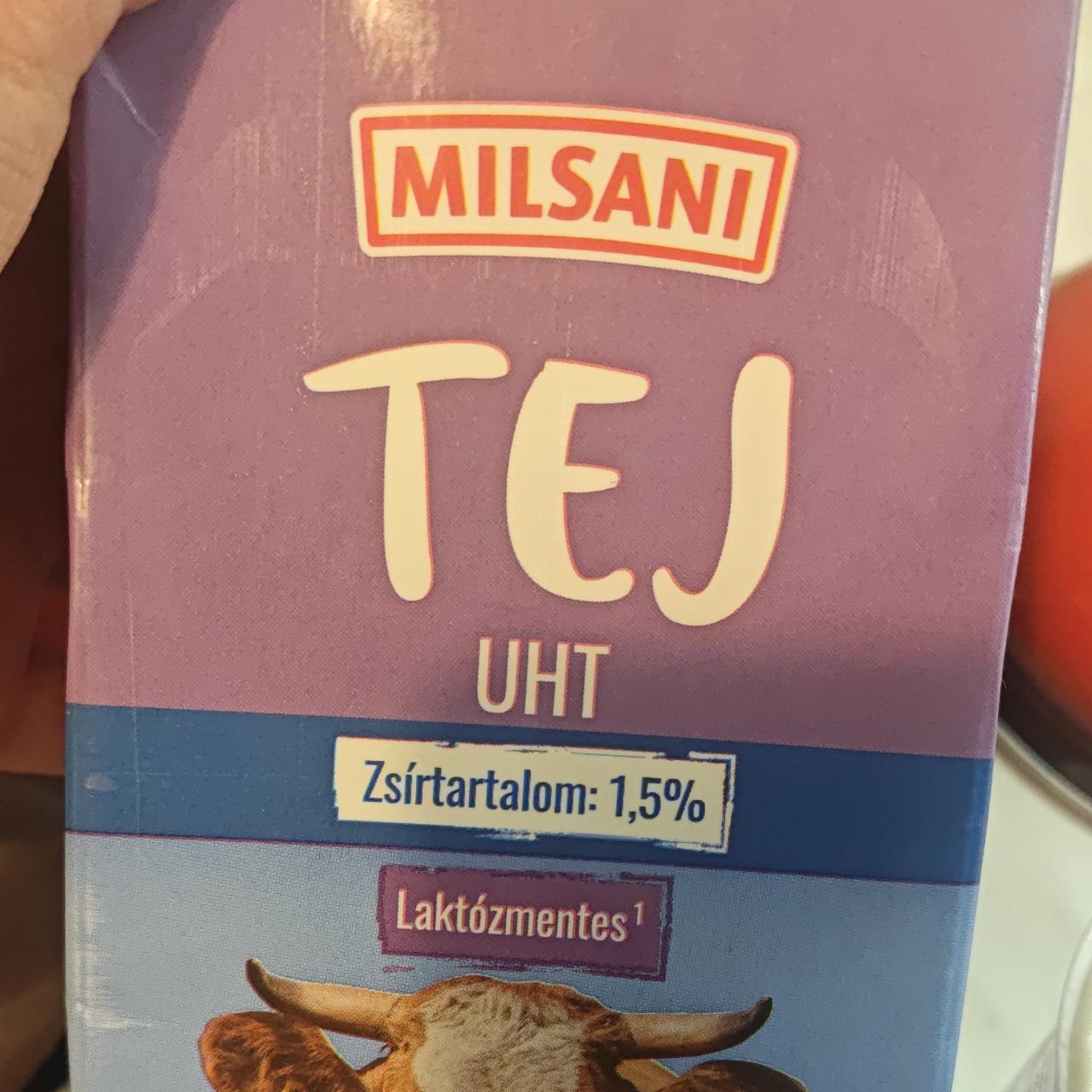 Képek - Tej UHT laktózmentes 1,5% Milsani