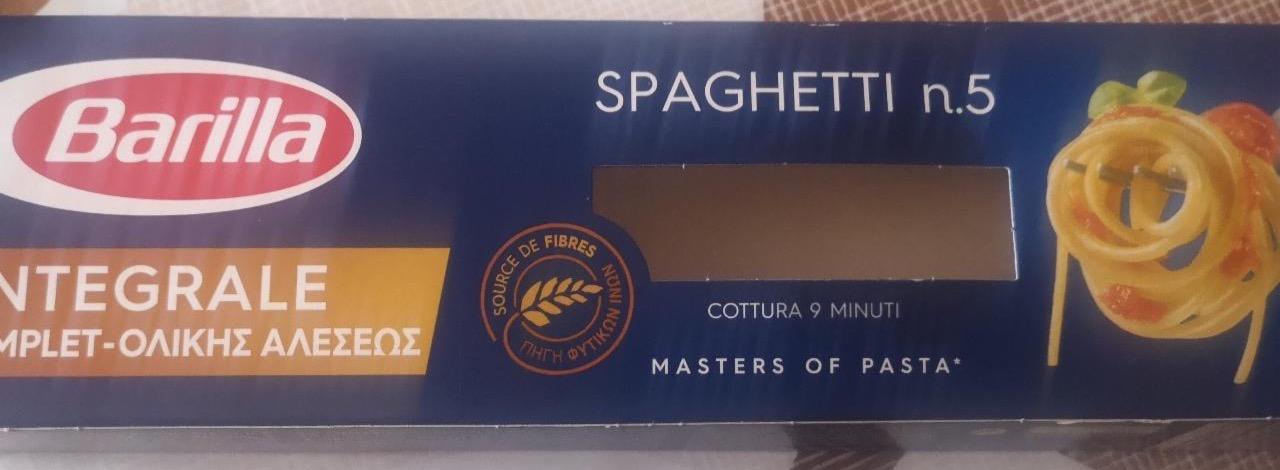 Képek - Spagetti n5 teljes kiőrlésű Barilla