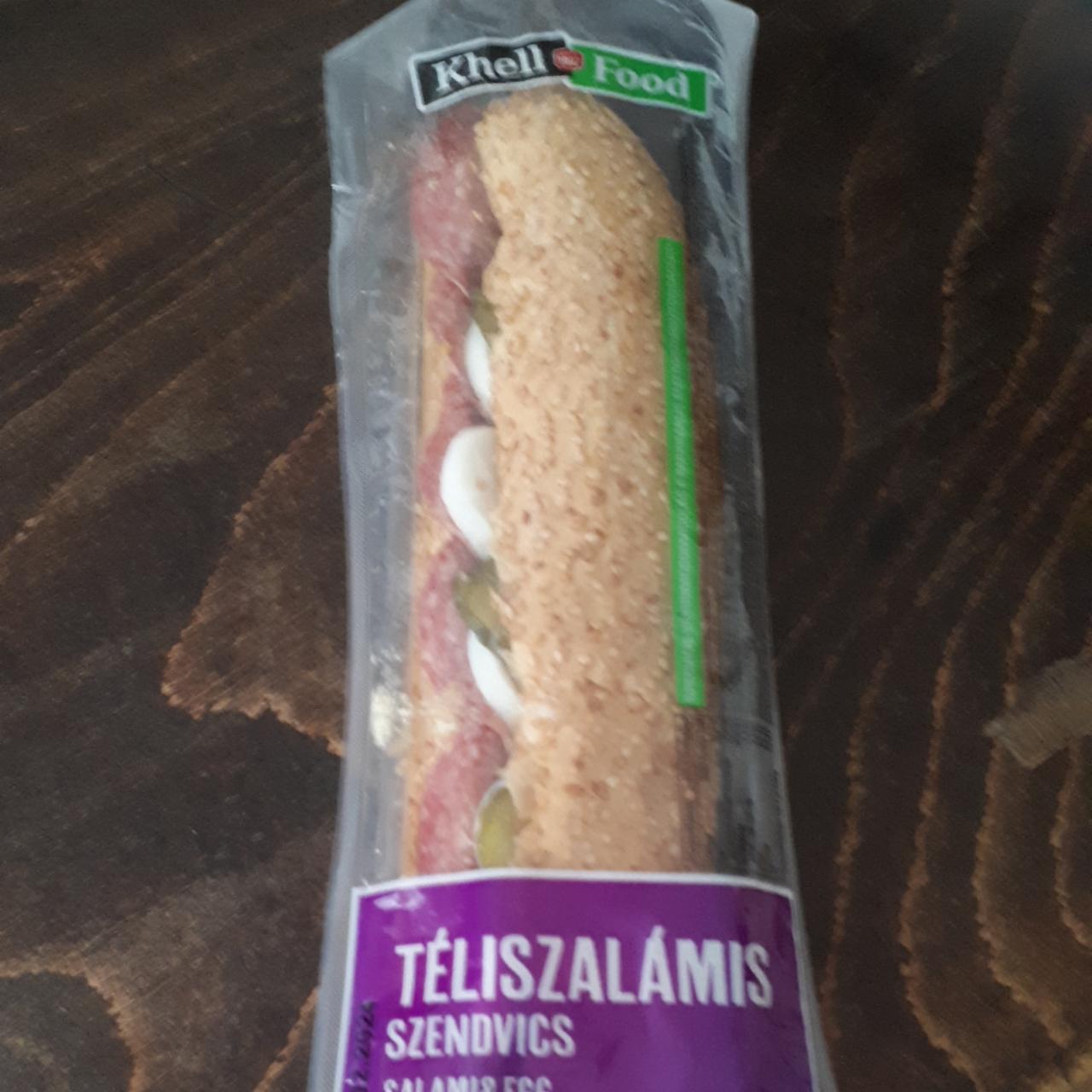 Képek - Khell-Food Telemózsia téliszalámis, tojásos szendvics 165 g