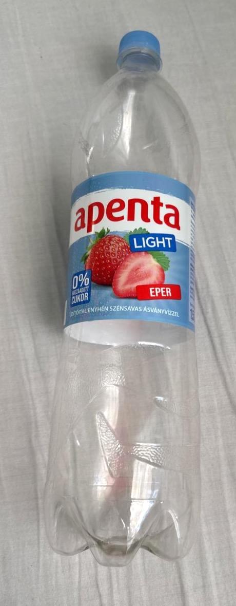 Képek - Apenta Light Eper energiamentes enyhén szénsavas üdítőital édesítőszerekkel 1,5 l