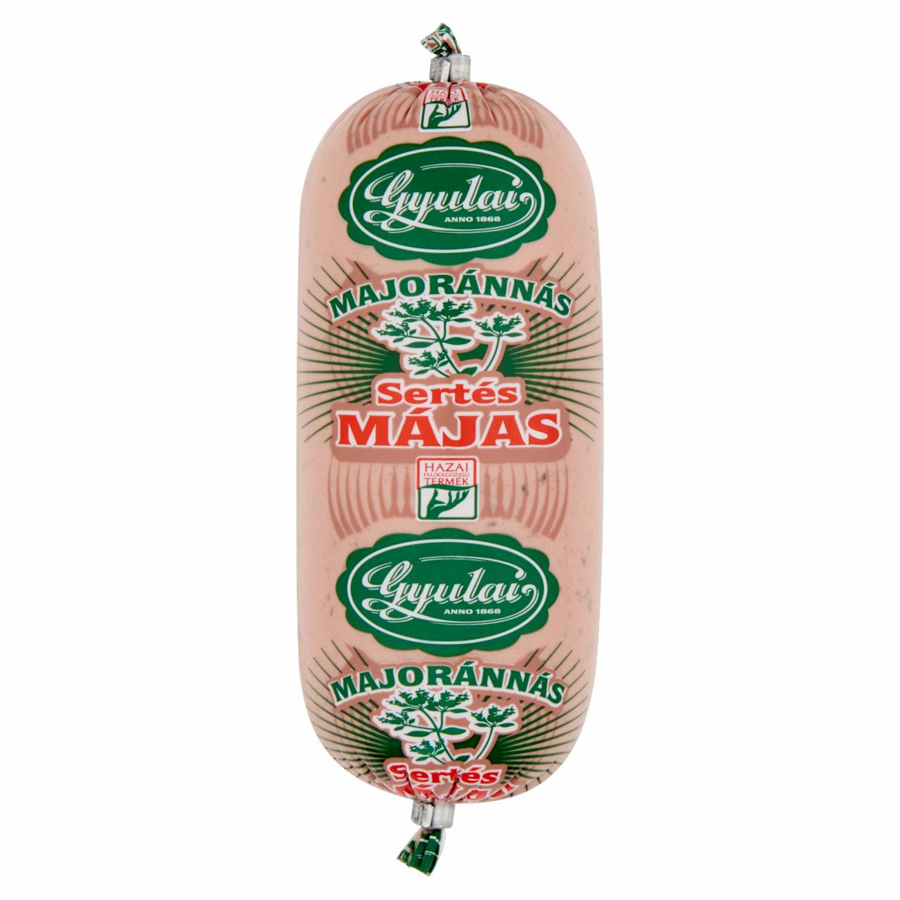 Képek - Gyulai majoránnás sertés májas 250 g