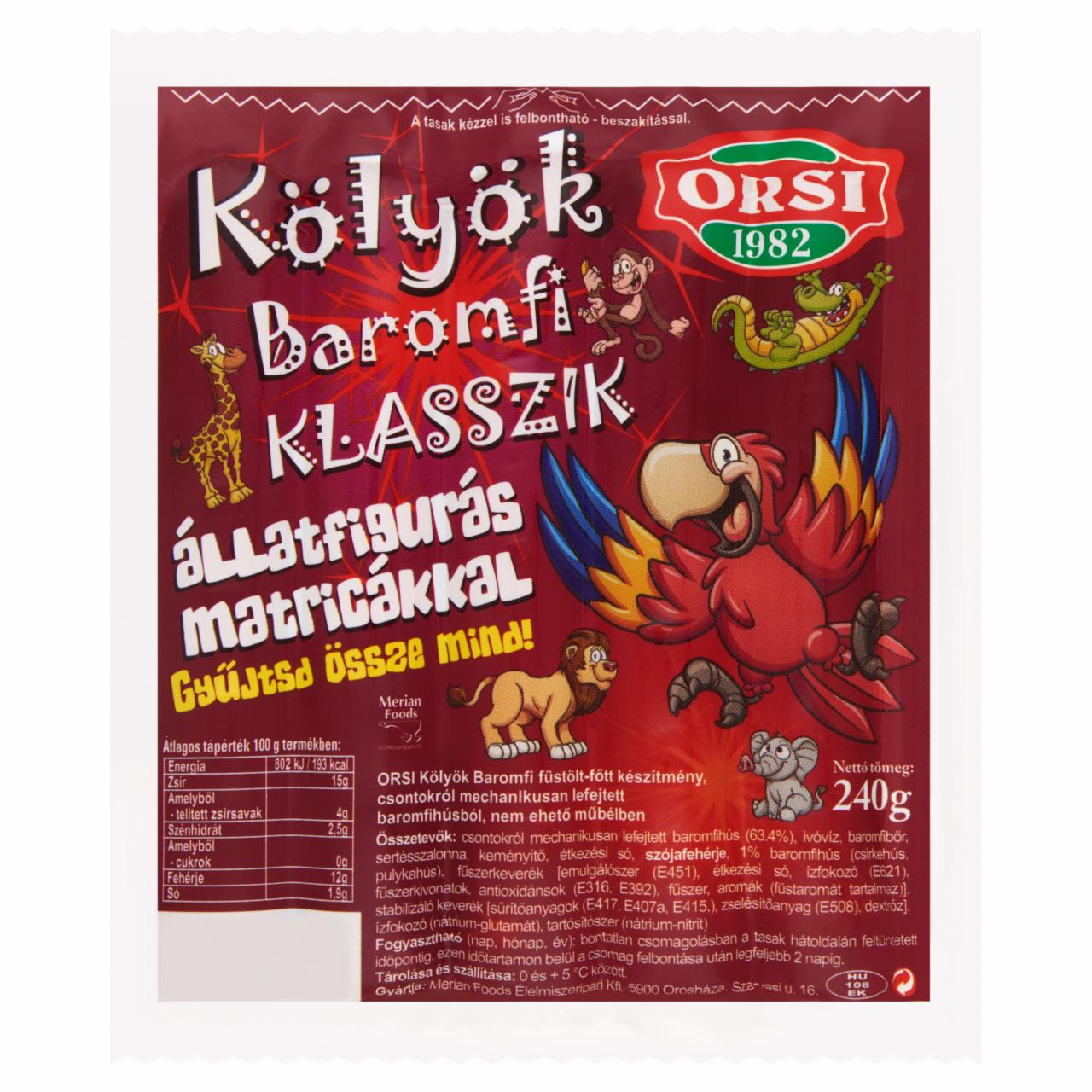 Képek - Orsi Kölyök baromfi klasszik 240 g