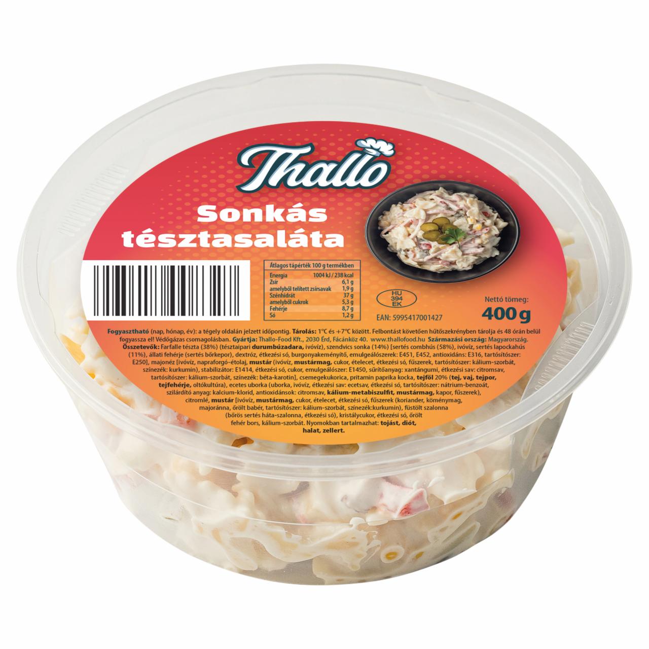 Képek - Thallo sonkás tésztasaláta 400 g