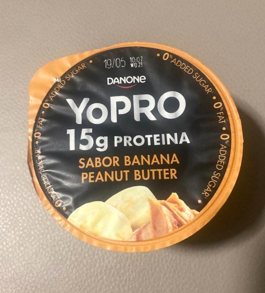 Képek - YoPRO Sabor banana Peanut butter Danone