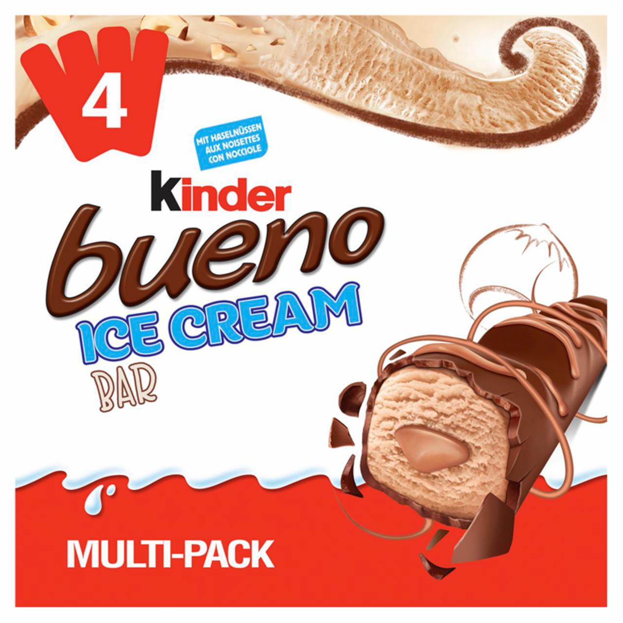 Képek - Kinder multipack jégkrém Bueno Bar 4 x 45 ml