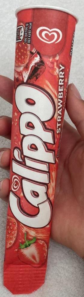 Képek - Calippo epres gyümölcsjégkrém 105 ml