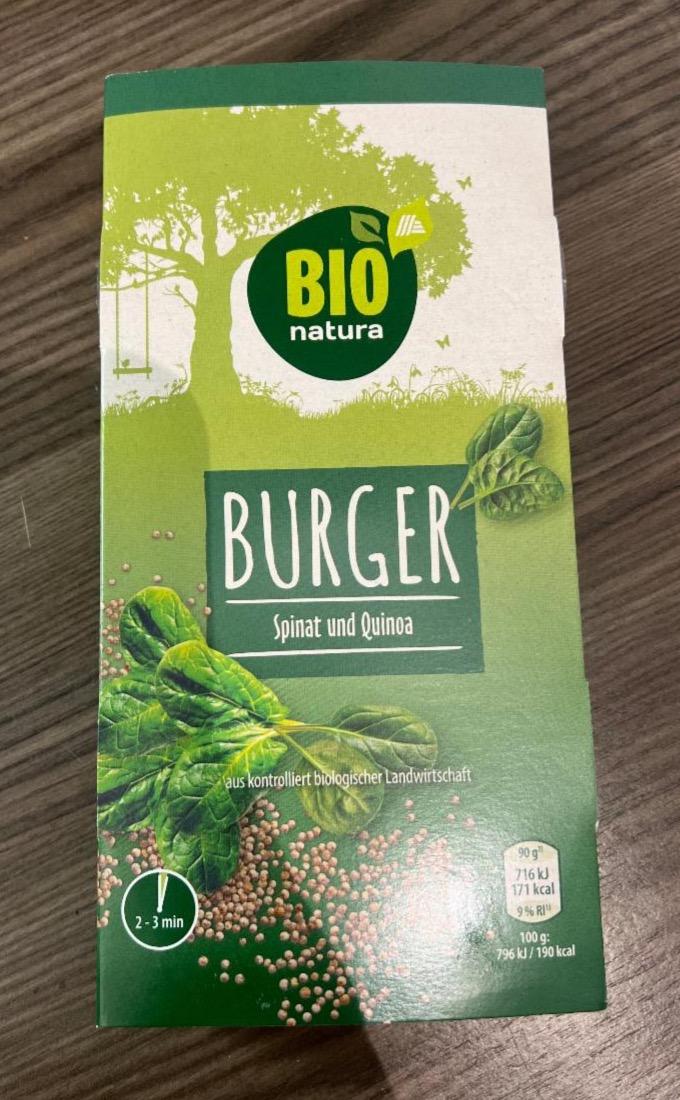 Képek - Burger Spinat und Quinoa Bio Natura