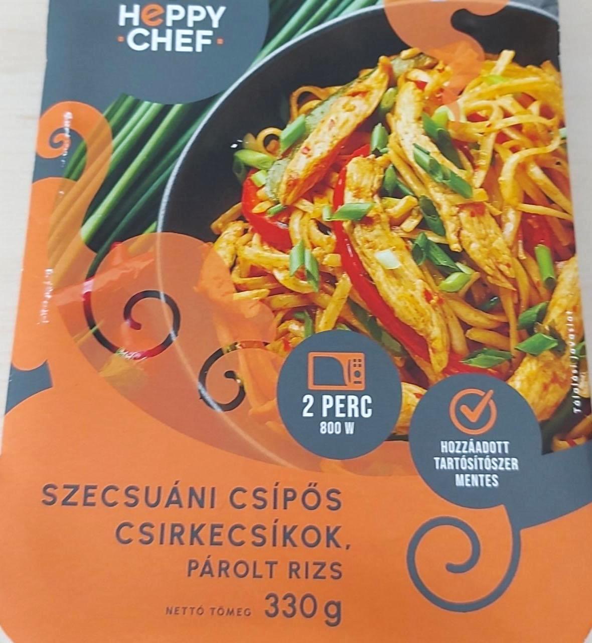 Képek - Szecsuáni csípős csirkecsíkok, párolt rizs Heppy Chef