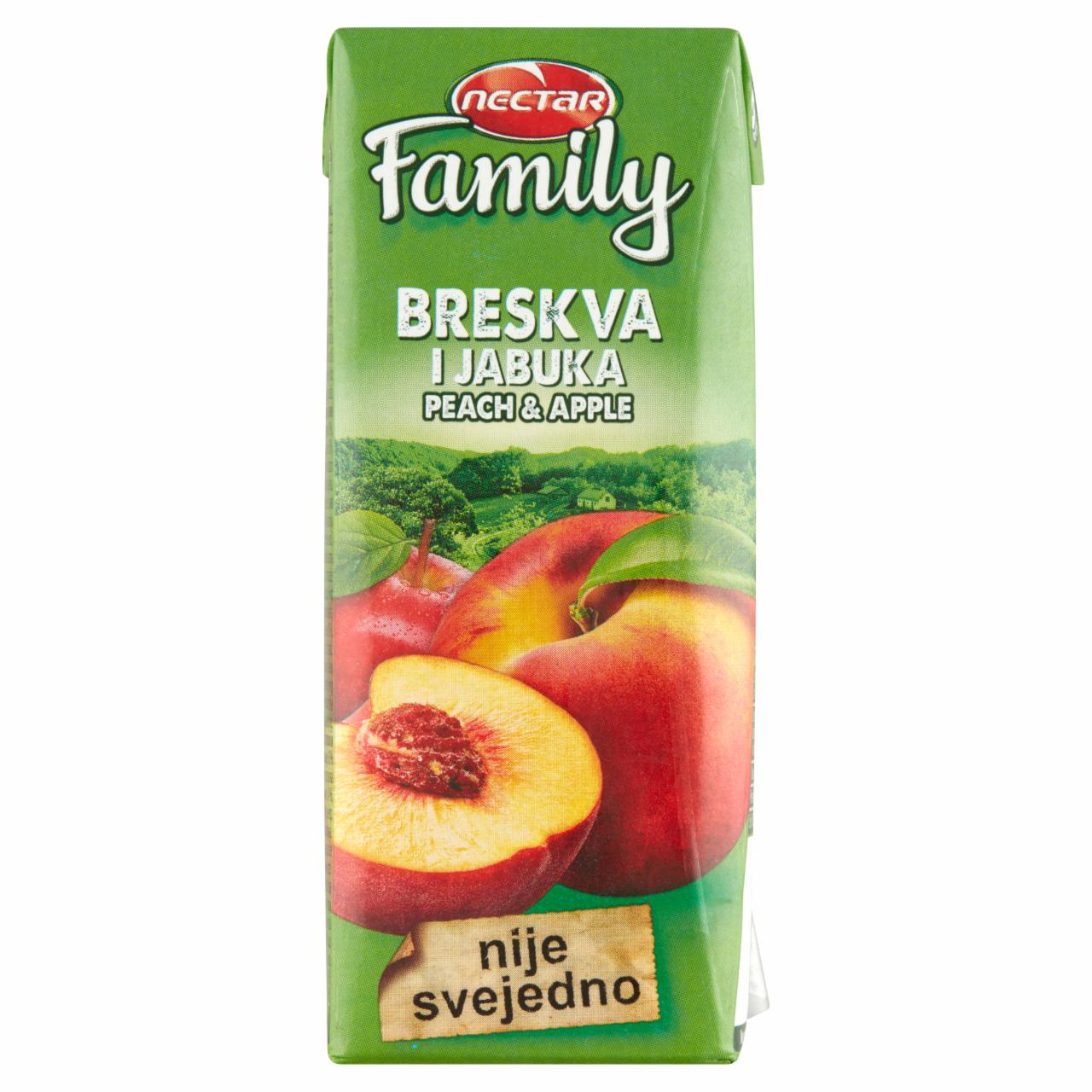 Képek - Nectar Family rostos őszibarack és alma gyümölcsital 200 ml