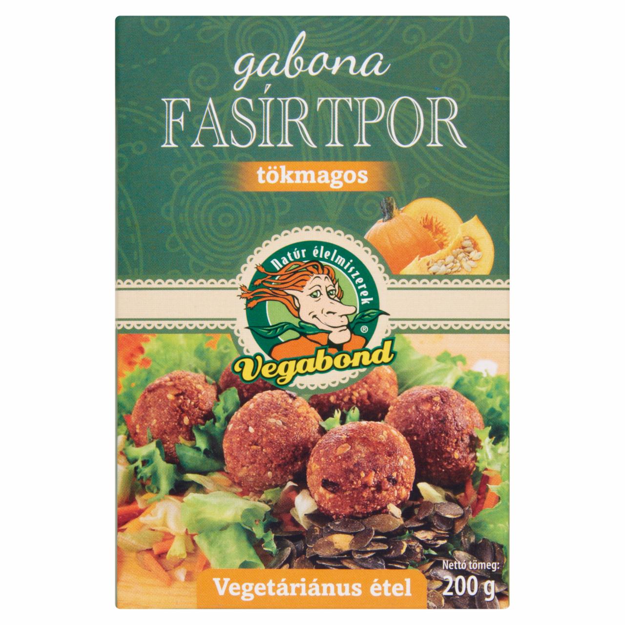 Képek - Vegabond tökmagos gabona fasírtpor 200 g