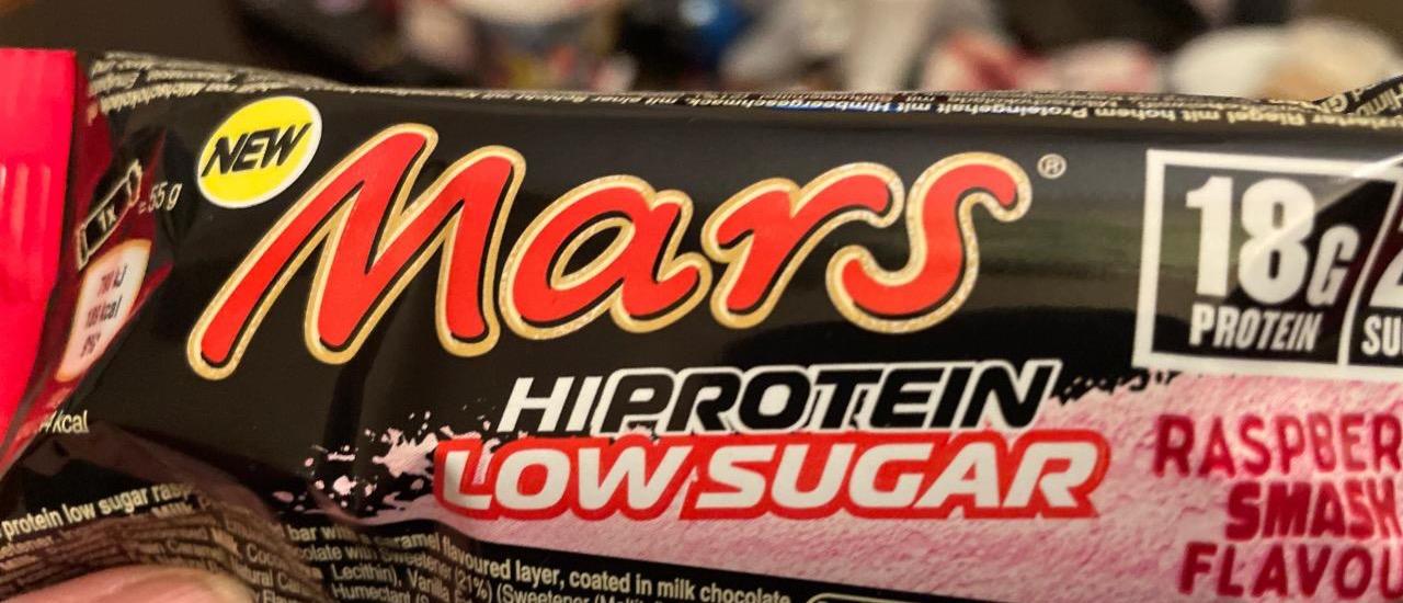 Képek - Mars HiProtein Low sugar Raspberry Smash Flavour