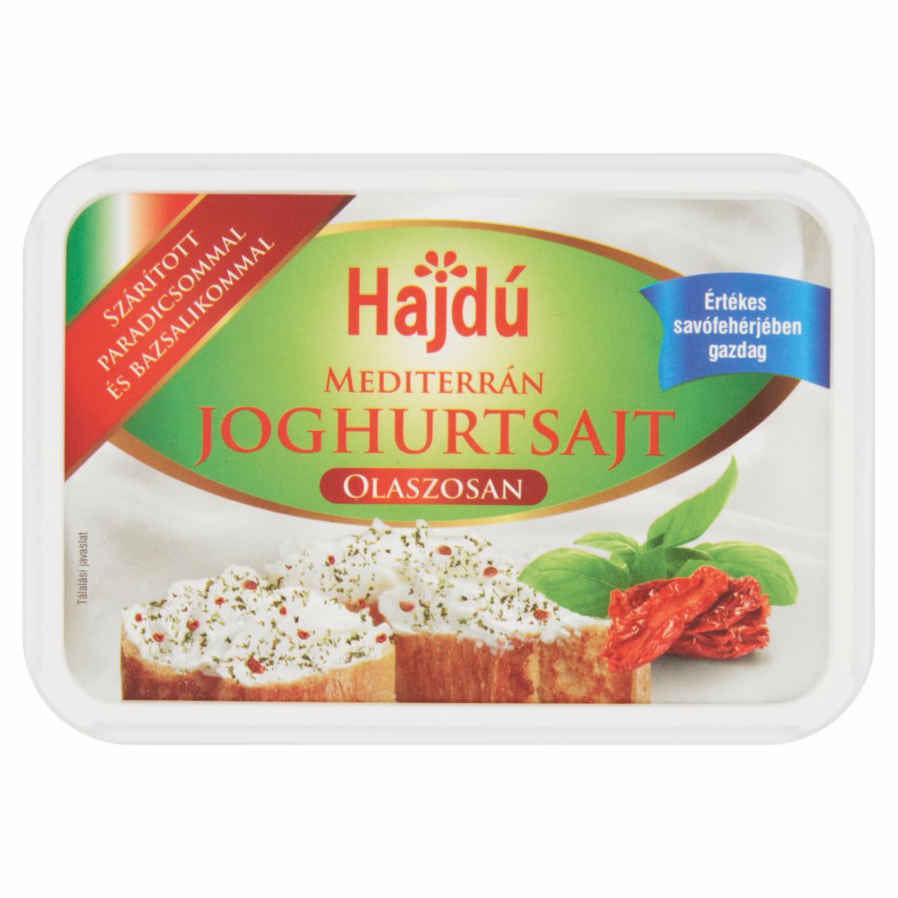 Képek - Hajdú olaszosan mediterrán joghurtsajt 180 g