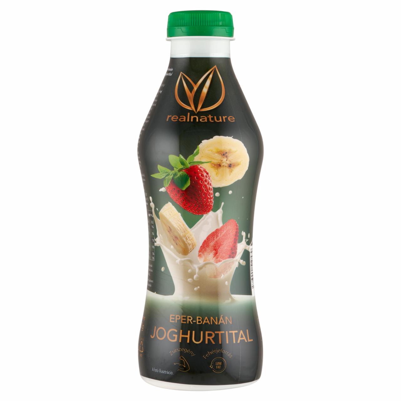 Képek - Real Nature eper-banán joghurtital 750 g