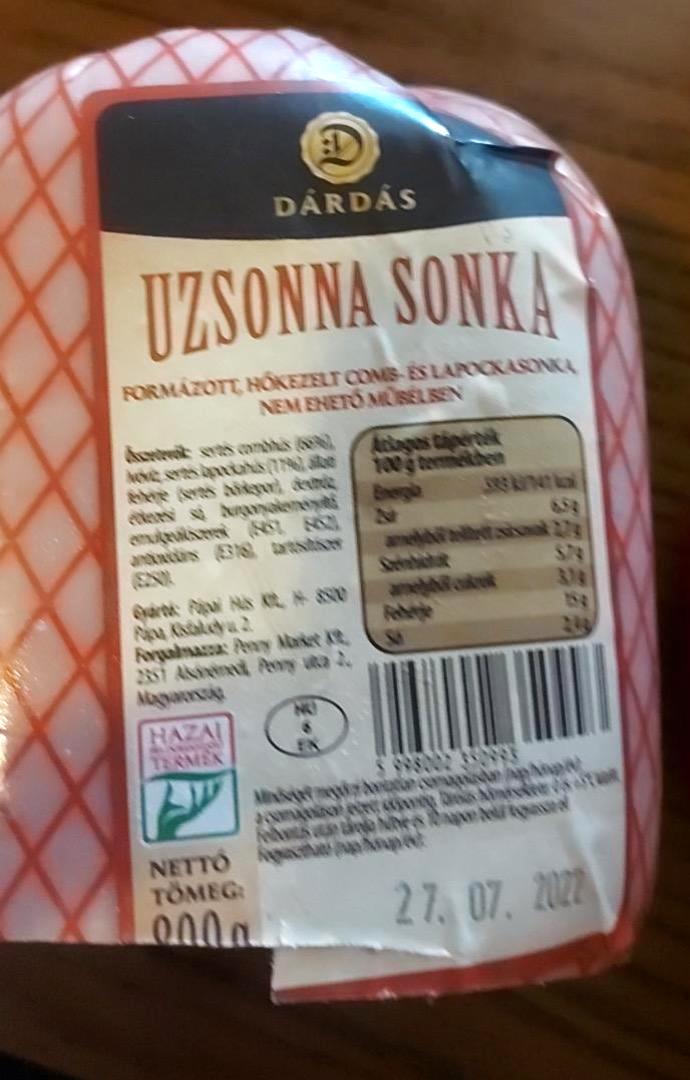 Képek - Uzsonna sonka Dárdás