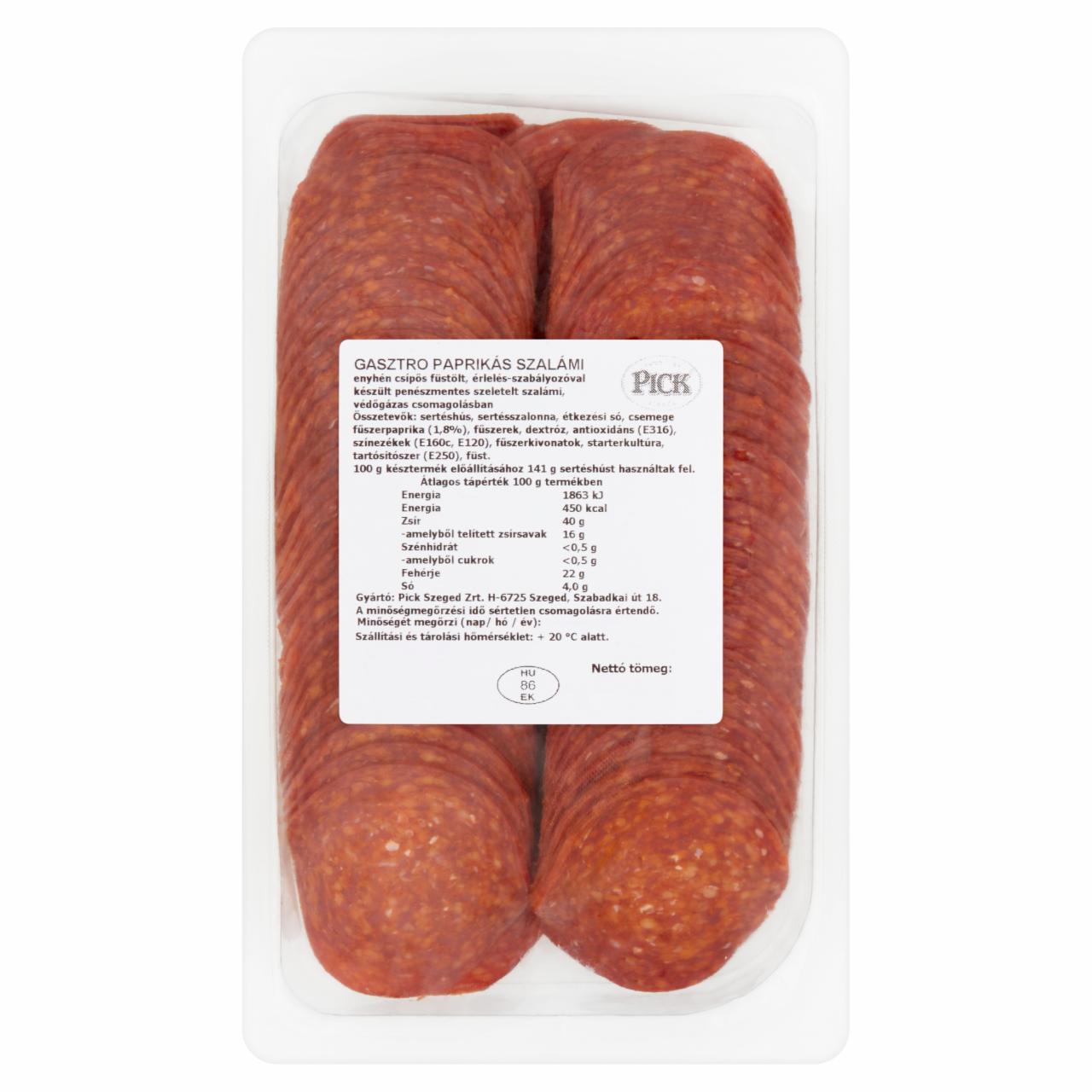 Képek - Gasztro szeletelt paprikás szalámi 500 g