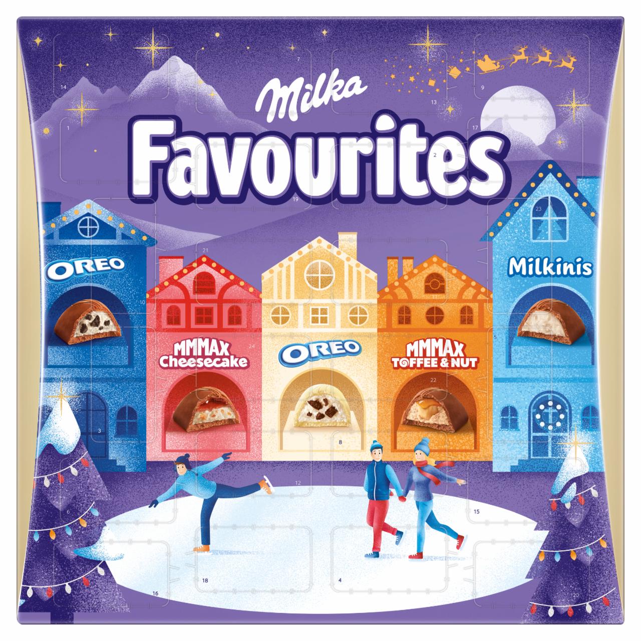 Képek - Milka Favourites adventi kalendárium 206 g 