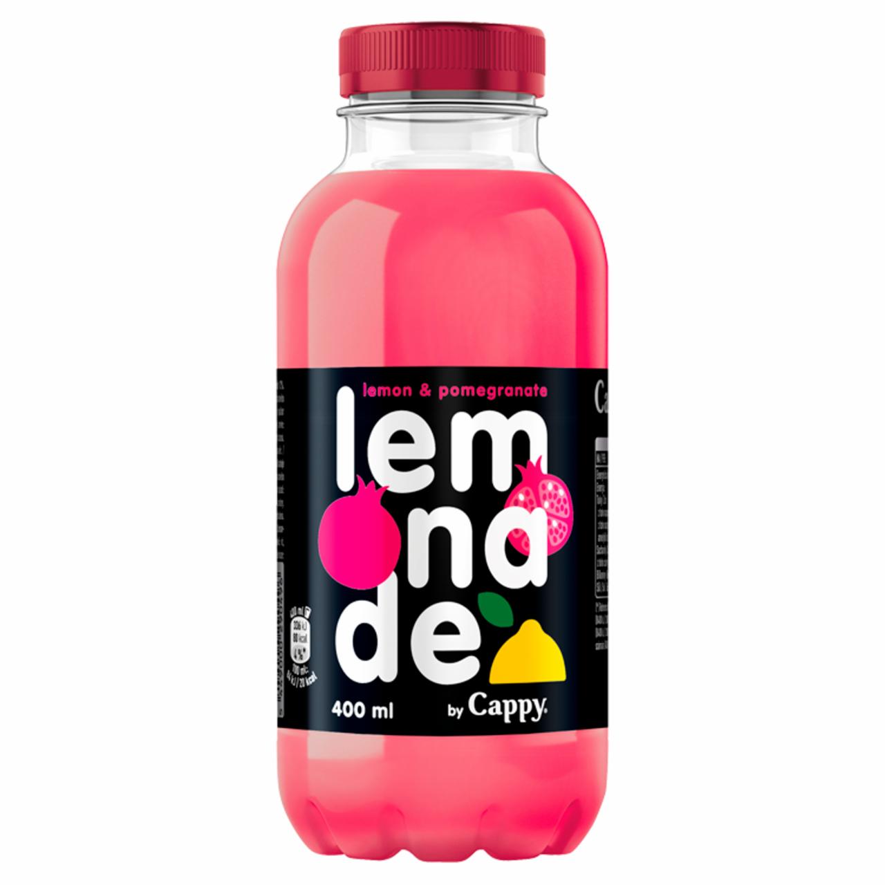 Képek - Cappy Lemonade szénsavmentes, citrom-gránátalma ízű üdítőital cukorral és édesítőszerrel 400 ml