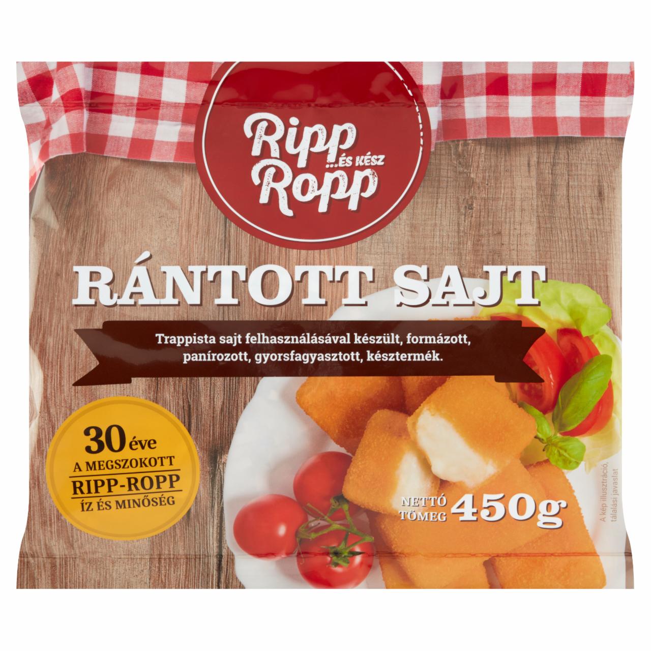 Képek - Ripp-Ropp Gourmet gyorsfagyasztott rántott sajt 450 g