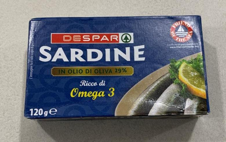 Képek - Sardine in olio di oliva 29% Despar