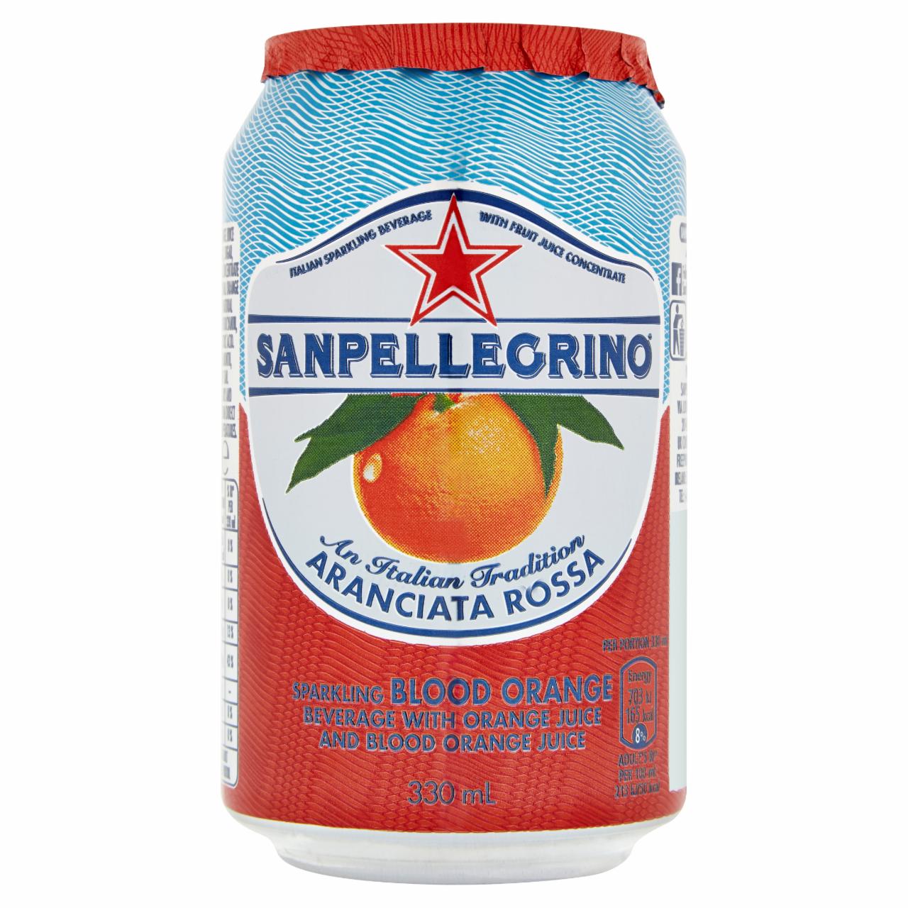 Képek - Sanpellegrino Aranciata Rossa szénsavas vérnarancsital 330 ml