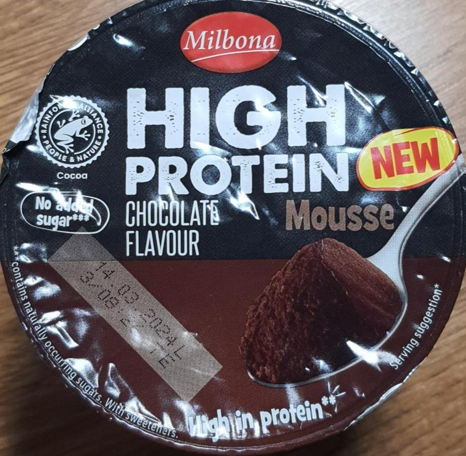 Képek - High protein Chocolate flavour Mousse Milbona