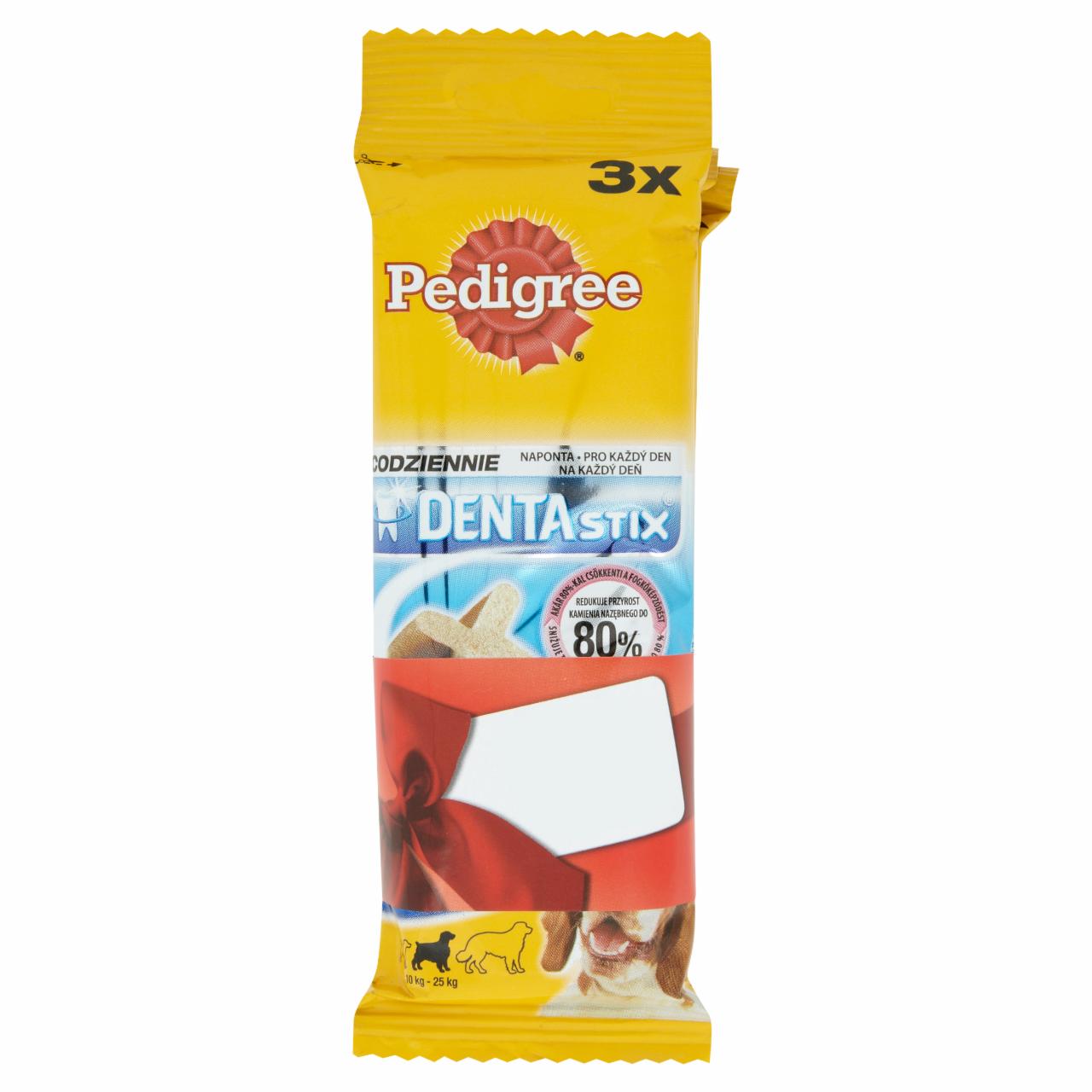 Képek - Pedigree DentaStix kiegészítő állateledel 4 hónapnál idősebb kutyák számára 3 csomag