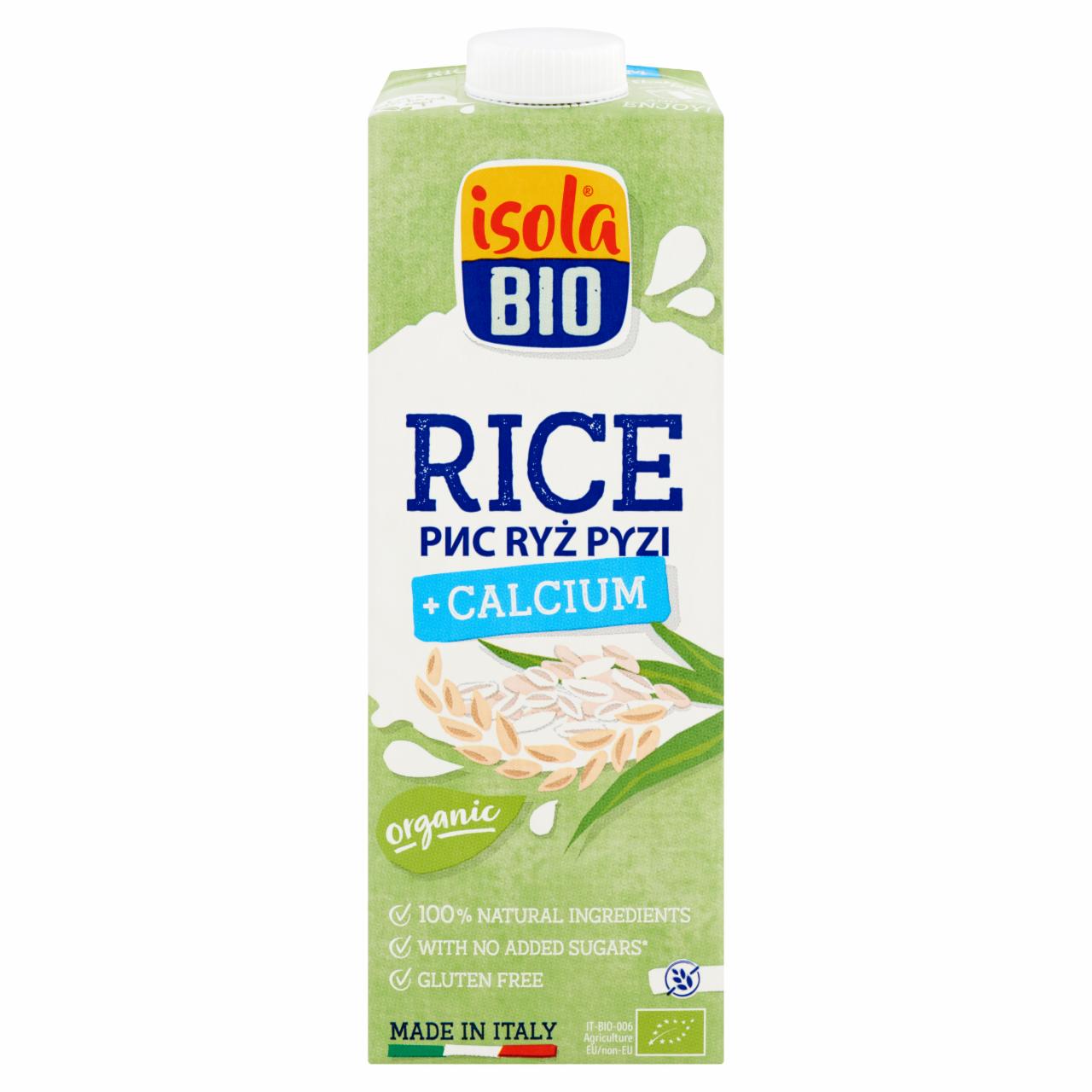 Képek - Isola Bio BIO rizsital növényi kalciummal dúsítva 1 l