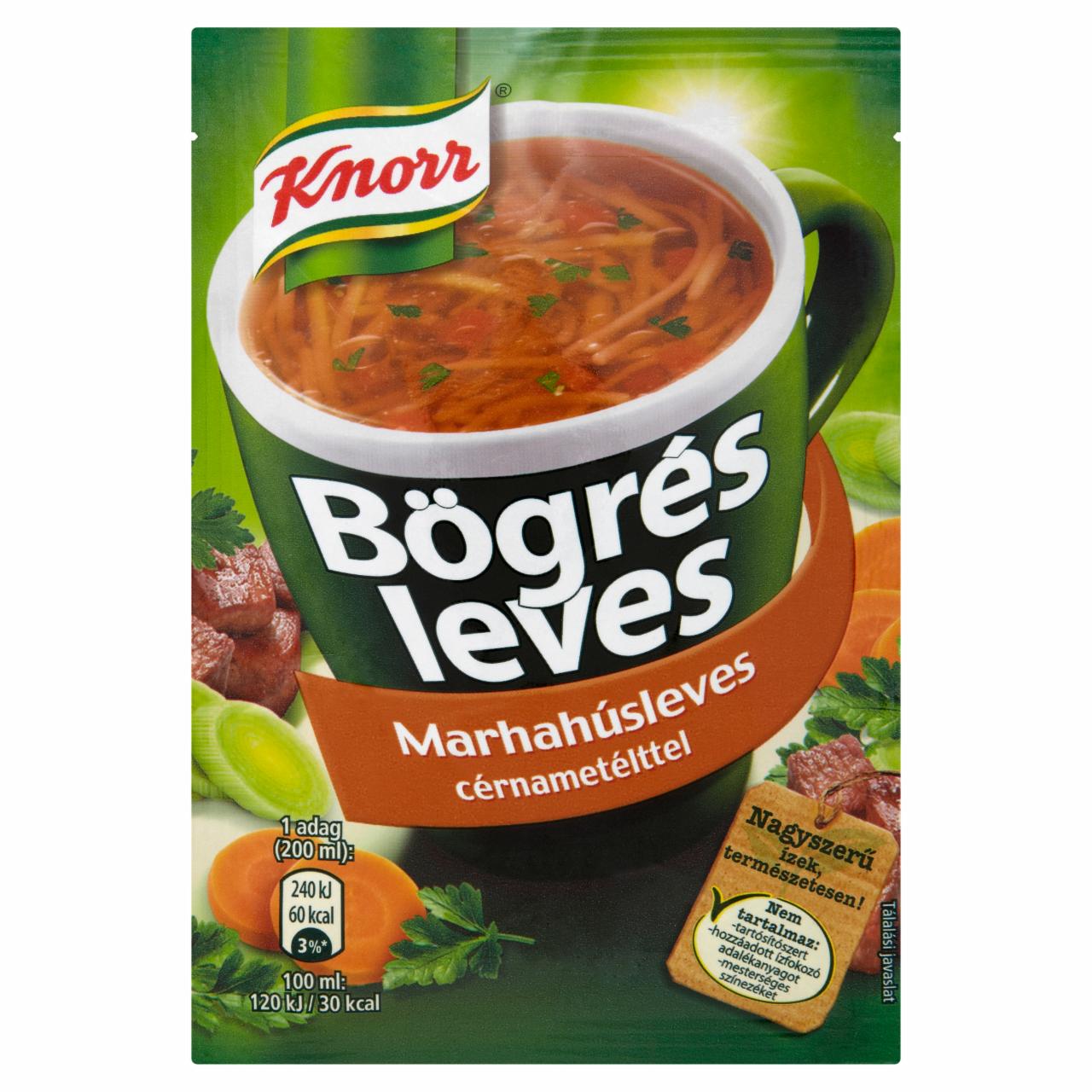 Képek - Knorr Bögrés Leves marhahúsleves cérnametélttel 14 g