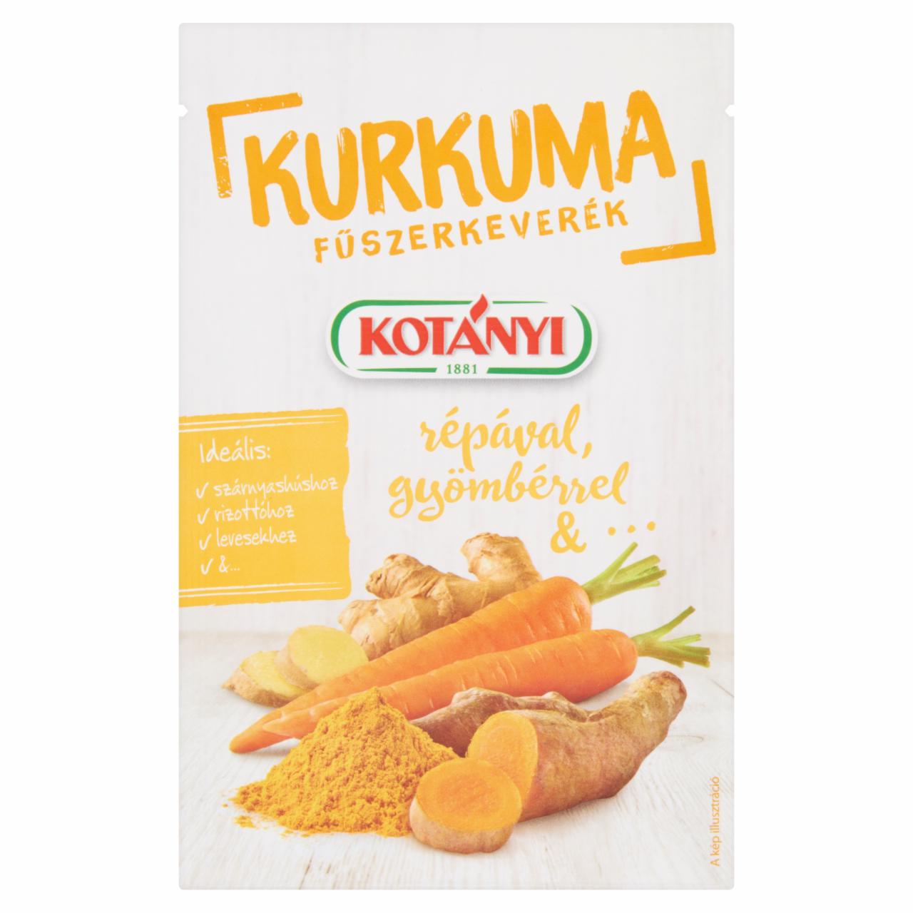 Képek - Kotányi kurkuma fűszerkeverék répával, gyömbérrel &... 20 g