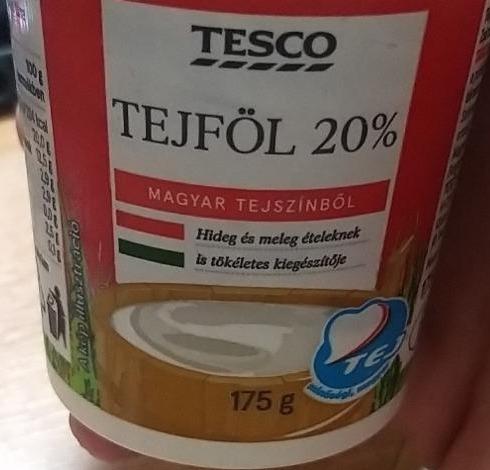 Képek - Tejföl 20% Tesco