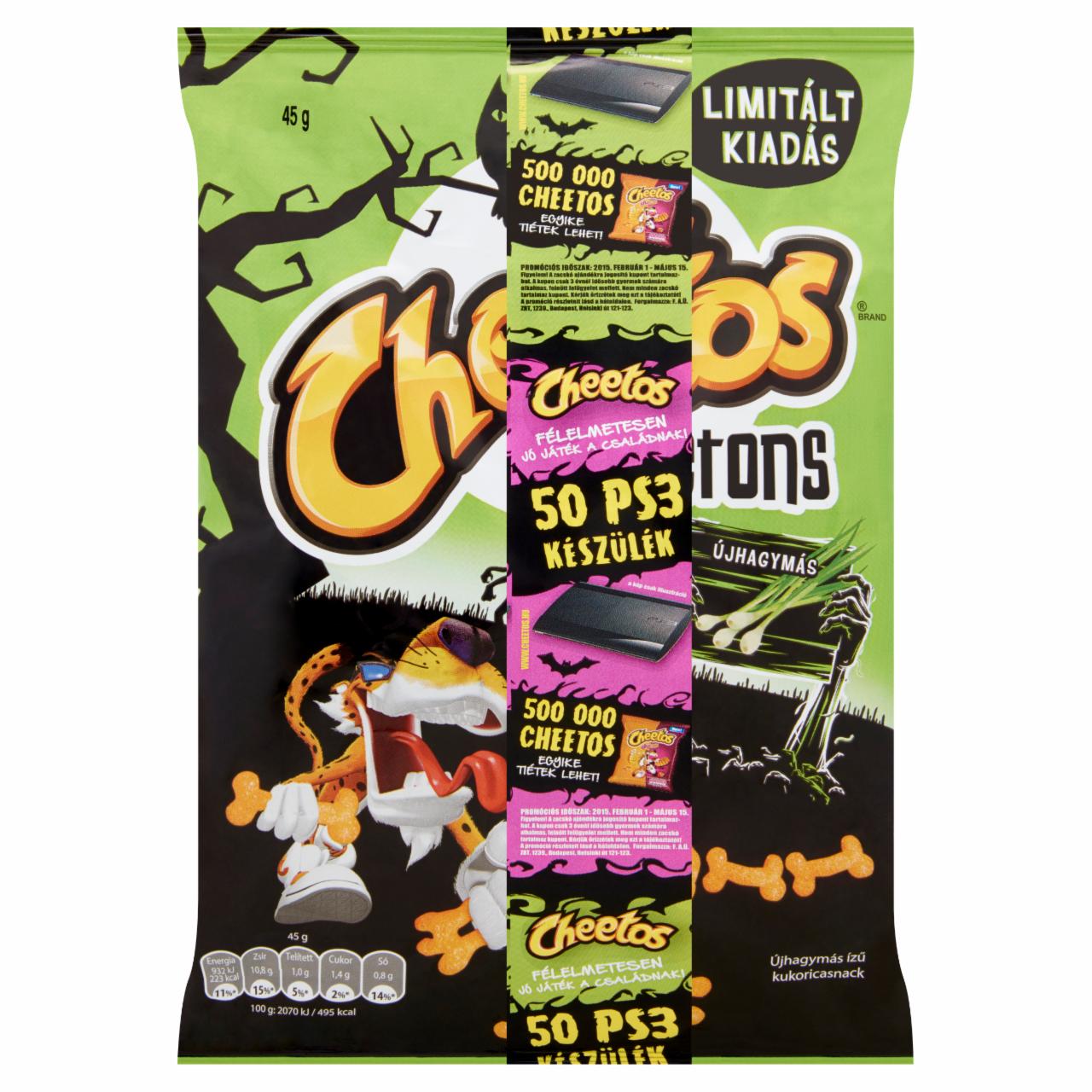 Képek - Cheetos Skeletons újhagymás ízű kukoricasnack 45 g