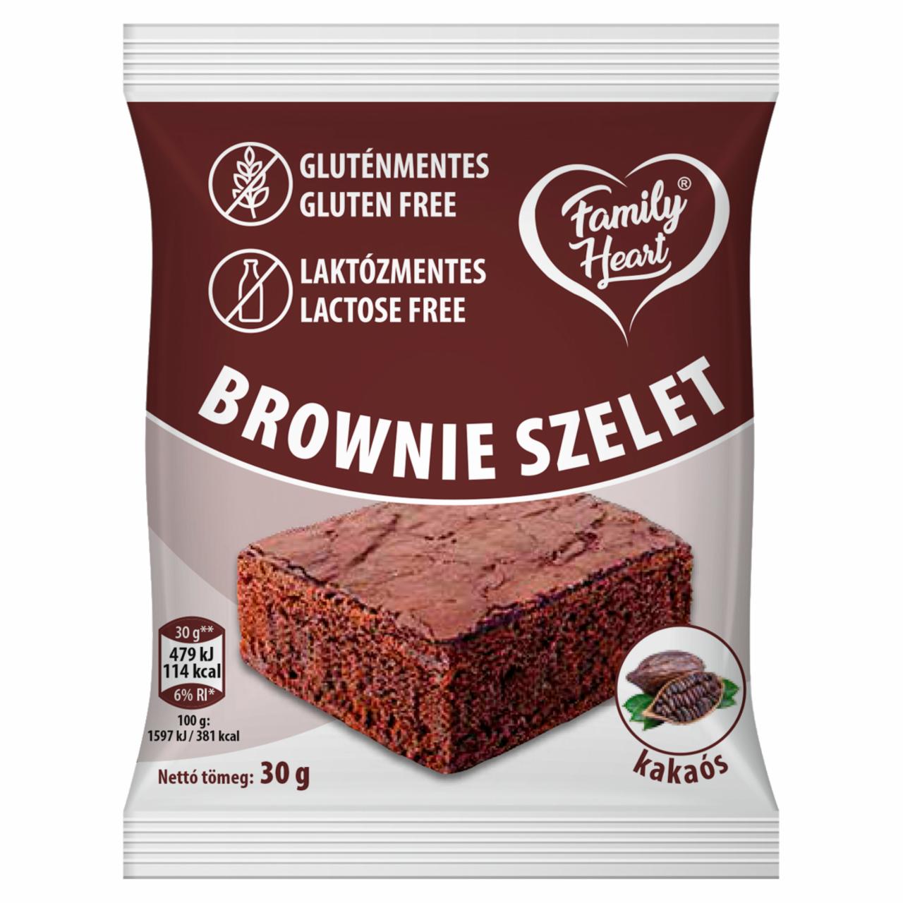 Képek - Family Heart kakaós brownie szelet 30 g
