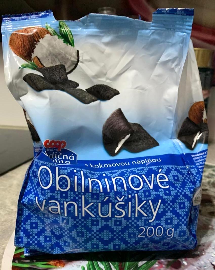 Képek - Obilninové vankúšiky s kokosovou náplňou Coop