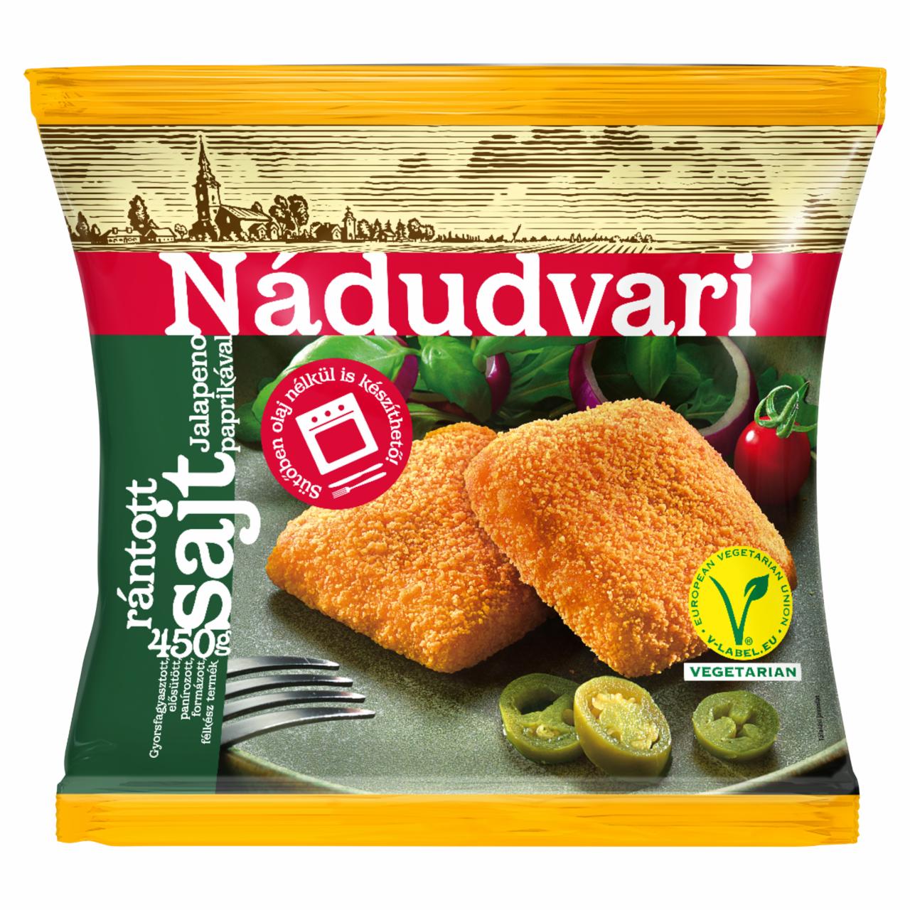 Képek - Nádudvari gyorsfagyasztott, elősütött, panírozott rántott sajt jalapeno paprikával 450 g