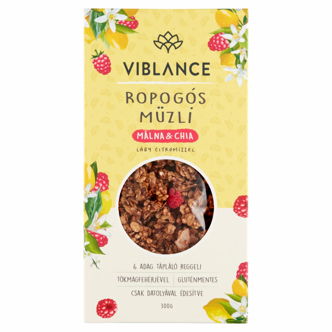 Képek - Viblance Raspberry & Chia müzli 300 g