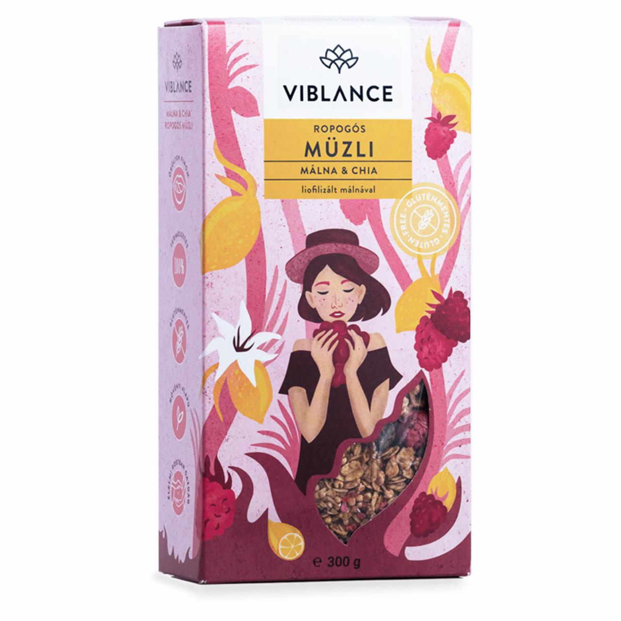 Képek - Viblance Raspberry & Chia müzli 300 g