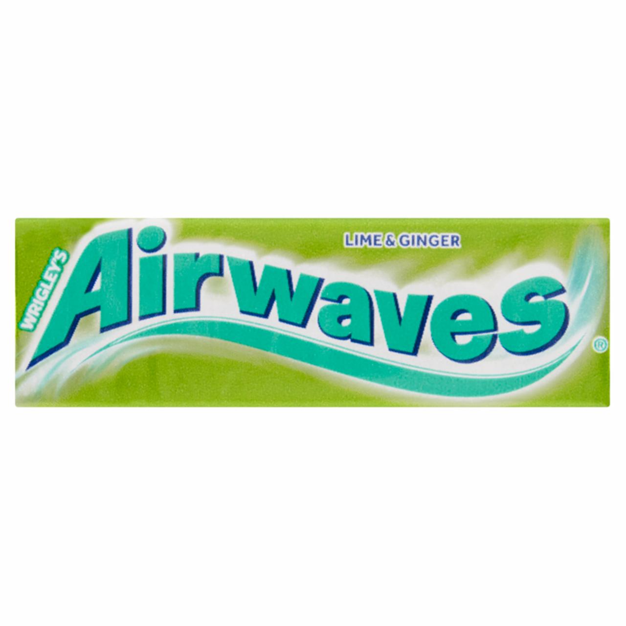 Képek - Airwaves lime- és gyömbér-ízű cukormentes rágógumi édesítőszerrel 14 g