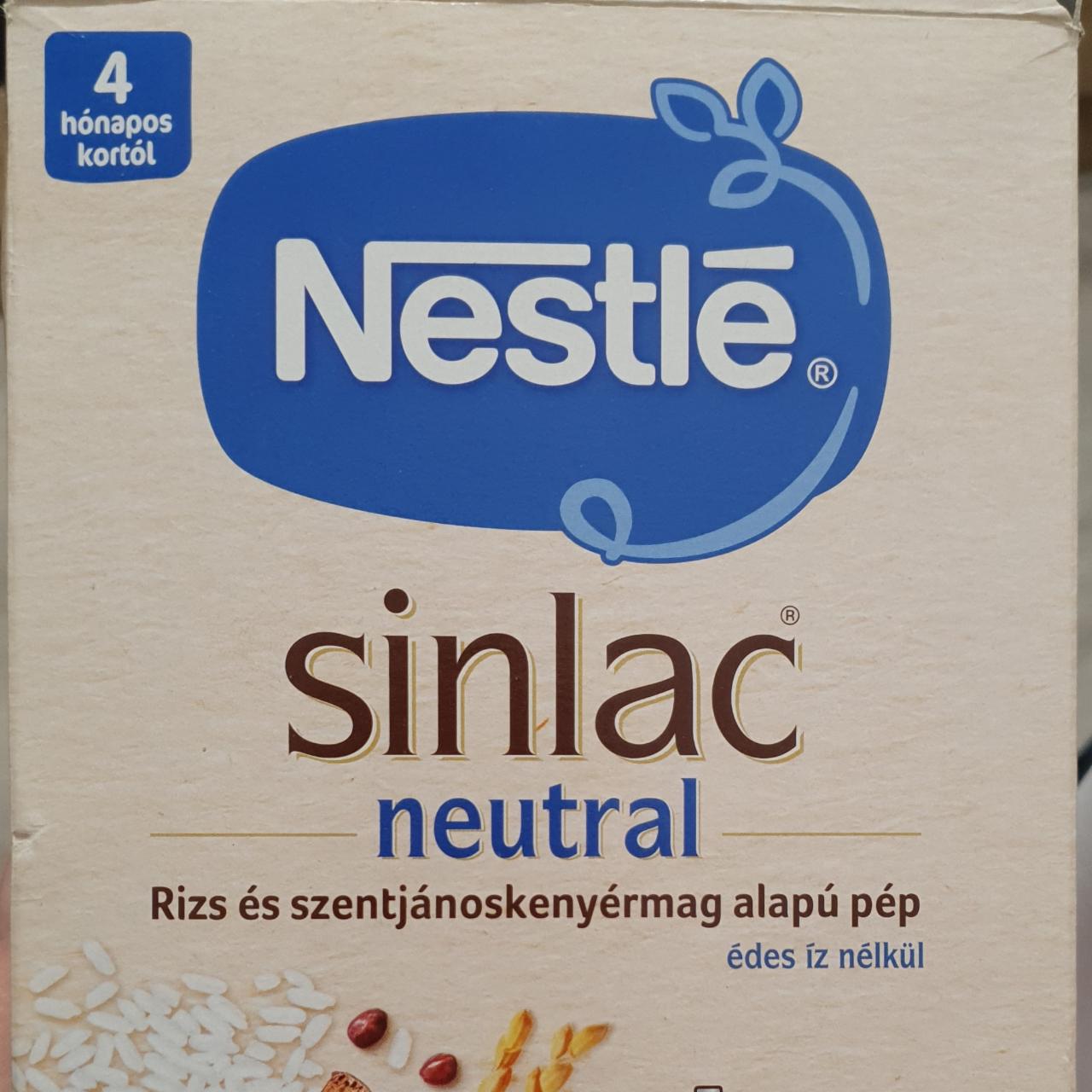 Képek - Sinlac neutral pép Nestlé