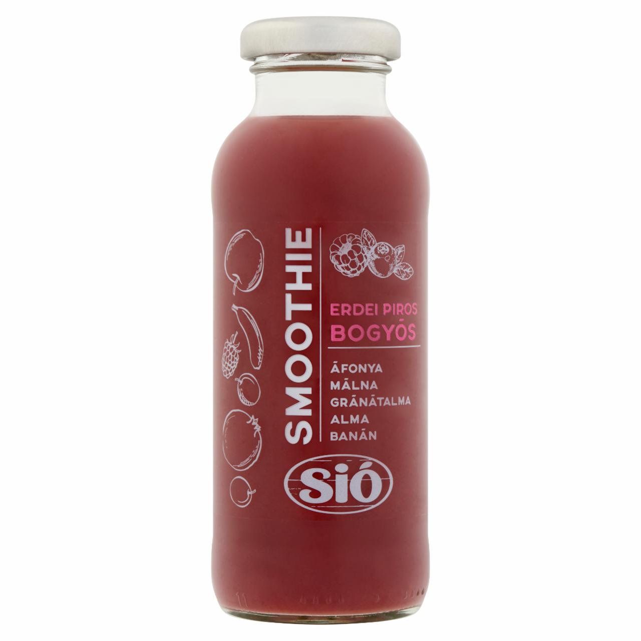 Képek - Sió erdei piros bogyós smoothie 0,25 l