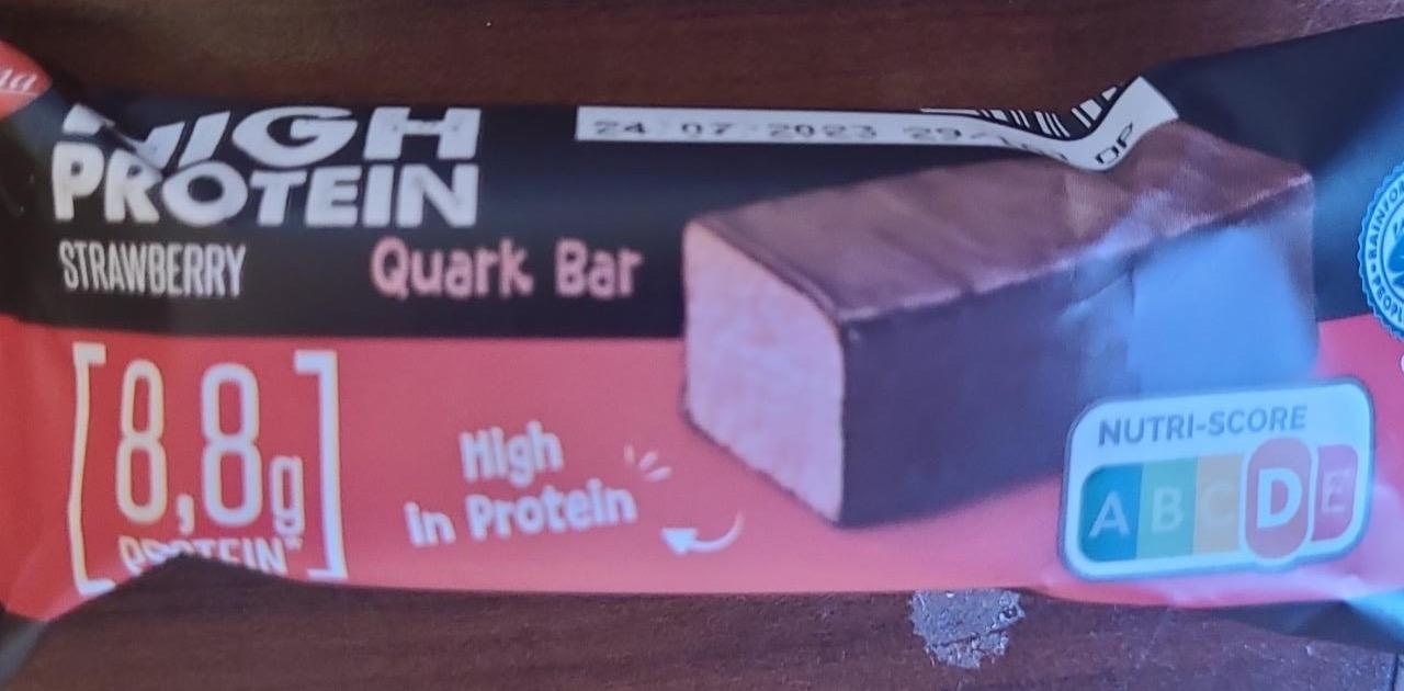 Képek - High protein quark bar Strwaberry Milbona